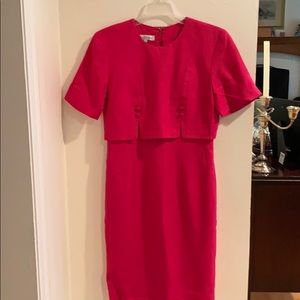 Ann Taylor hot pink dress